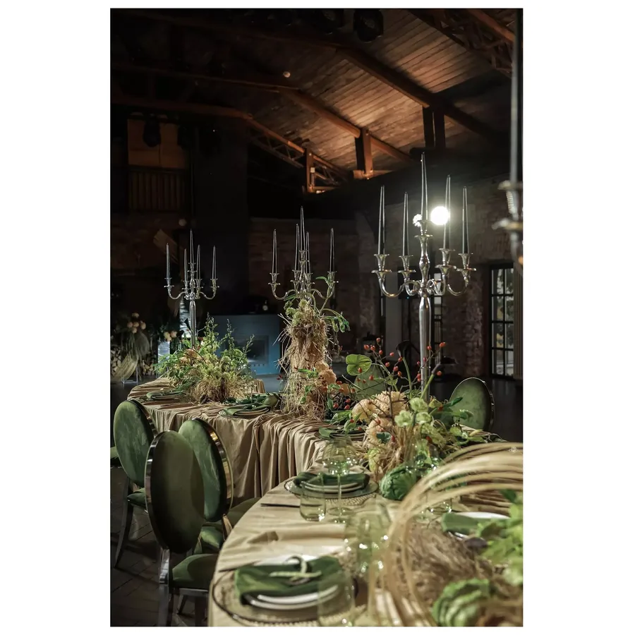 Стул "Вашингтон" серебряный, зеленый чай бархат - Фото миниатюра 2