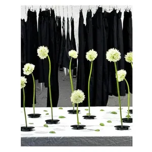 Подсвечник "Таурт" / ваза на один цветок черный - Фото 2