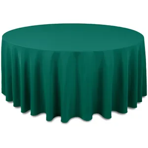 Скатерть "Альфа" изумрудная круглая - Фото 1