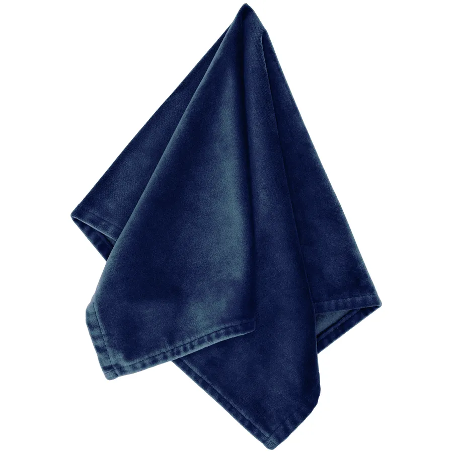 Салфетка бархатная "Бета" темная ночь - Фото миниатюра 2