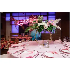 Скатерть "Альфа" нежно-розовая круглая - Фото 3