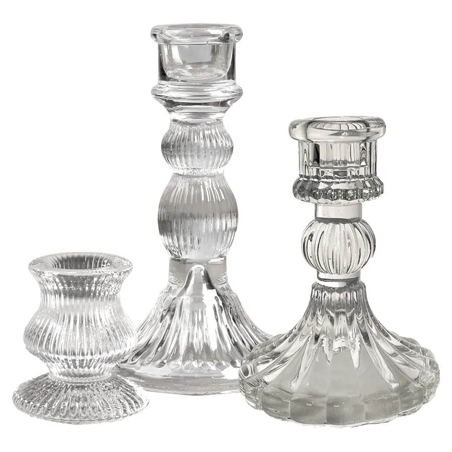 Набор подсвечников "Слизерин" прозрачные - Фото миниатюра 1