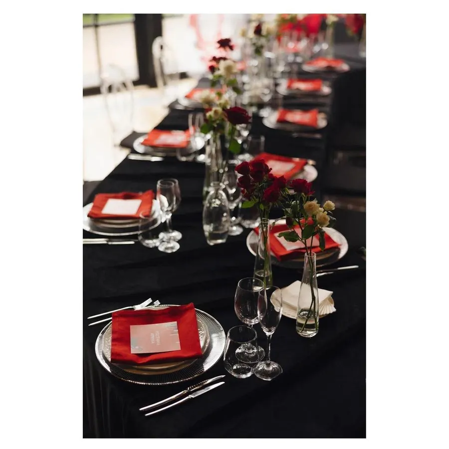 Тарелка "Мистраль" прозрачная с серебряным кантом - Фото миниатюра 5