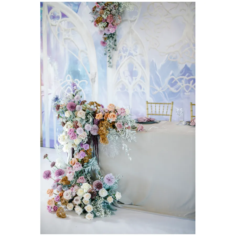 Скатерть бархатная "Бета" серая прямоугольная - Фото миниатюра 3