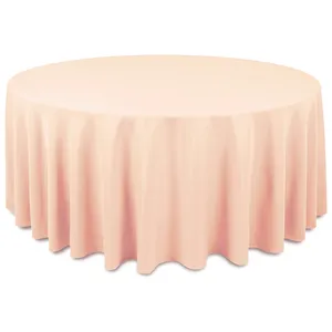 Скатерть "Альфа" персиковая круглая