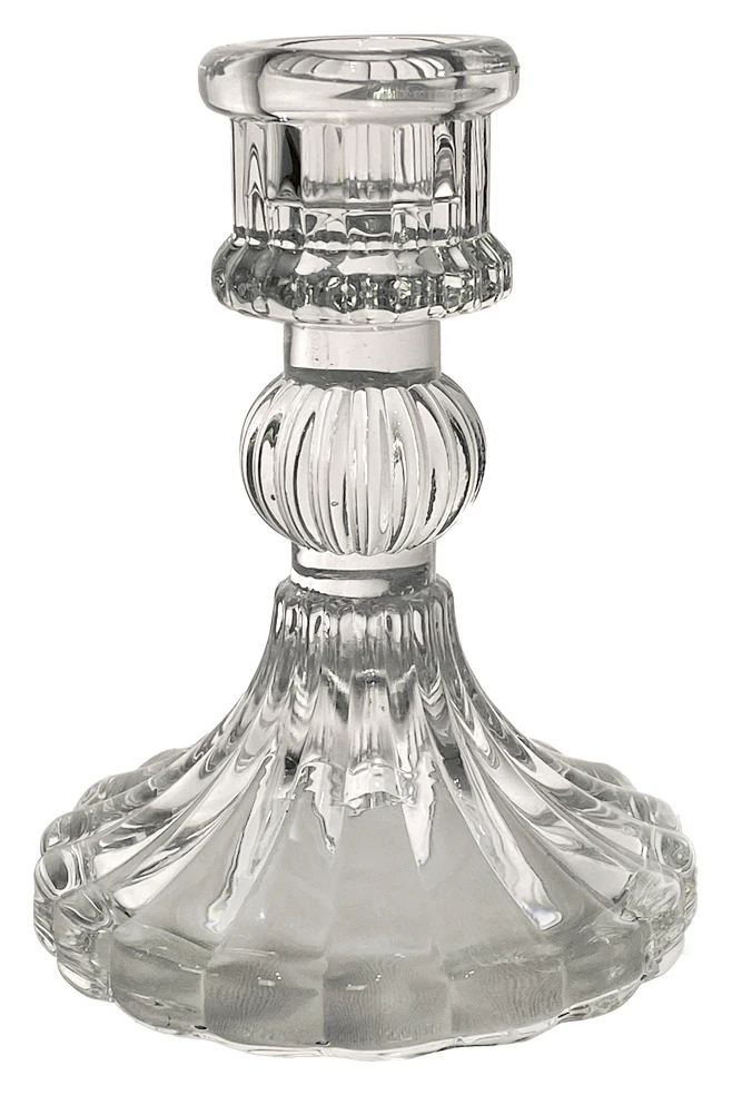 Подсвечник "Полумна" прозрачный