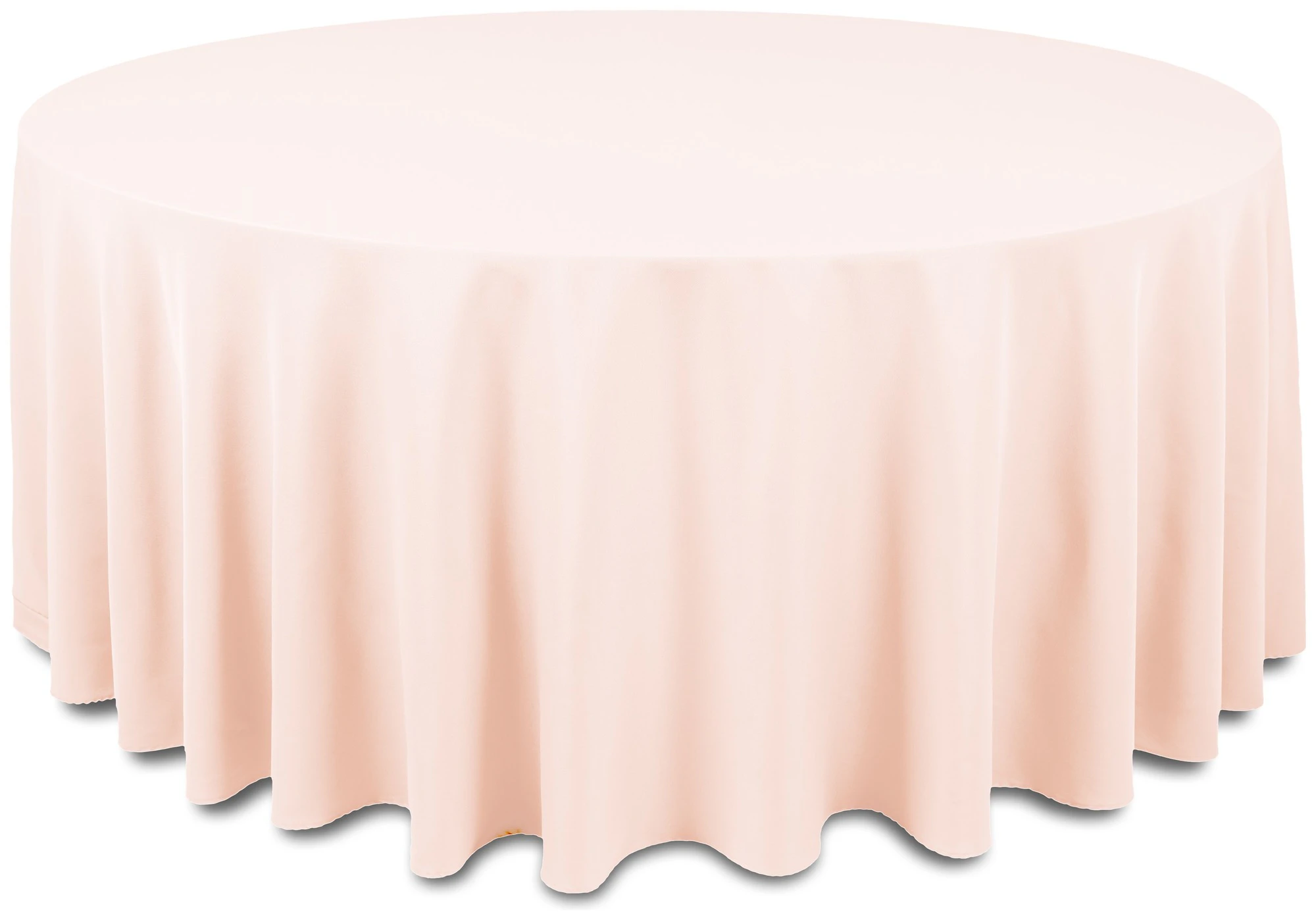 Скатерть "Альфа" розово-персиковая круглая