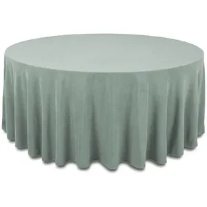 Скатерть канвас "Гамма" эвкалиптовая круглая