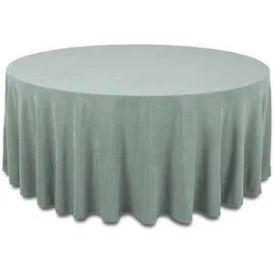 Скатерть канвас "Гамма" эвкалиптовая круглая