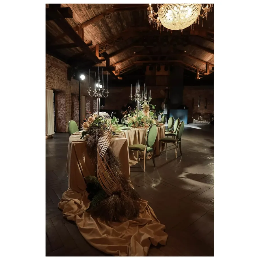 Стул "Вашингтон" серебряный, зеленый чай бархат - Фото миниатюра 3