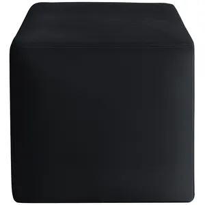 Пуфик "Квадро" черный бархат