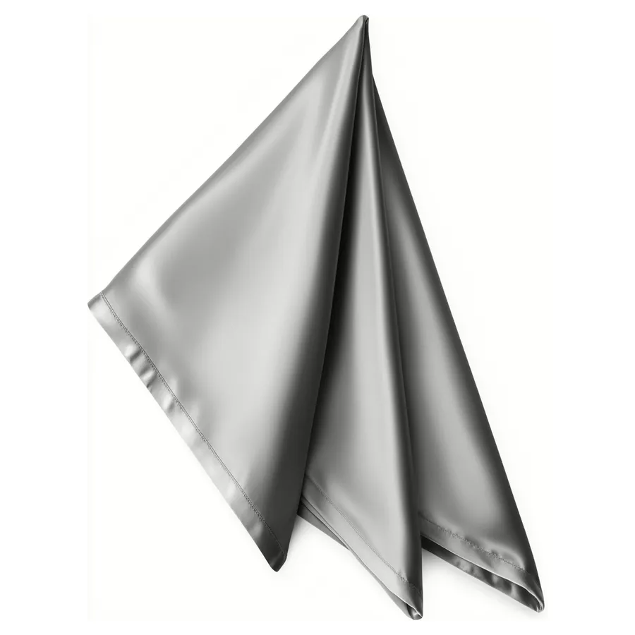 Салфетка "Шелк" серый оникс - Фото миниатюра 1