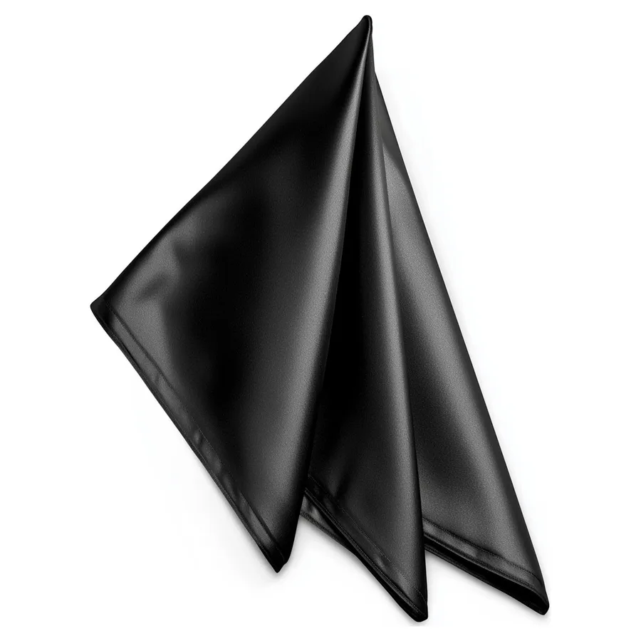Салфетка "Шелк" черный бриллиант - Фото миниатюра 1