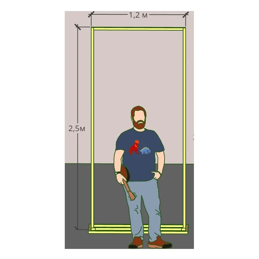 Арка "Лира 250" золотая - Фото миниатюра 3