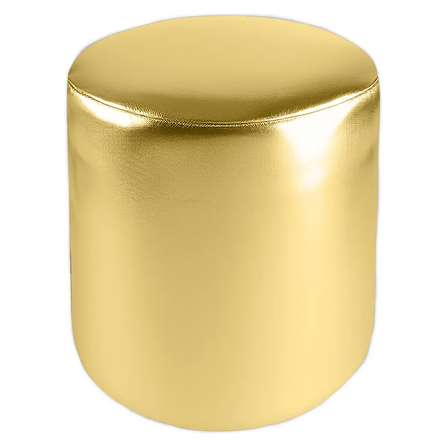 Пуфик "Фуфик" мини золотой - Фото миниатюра 1