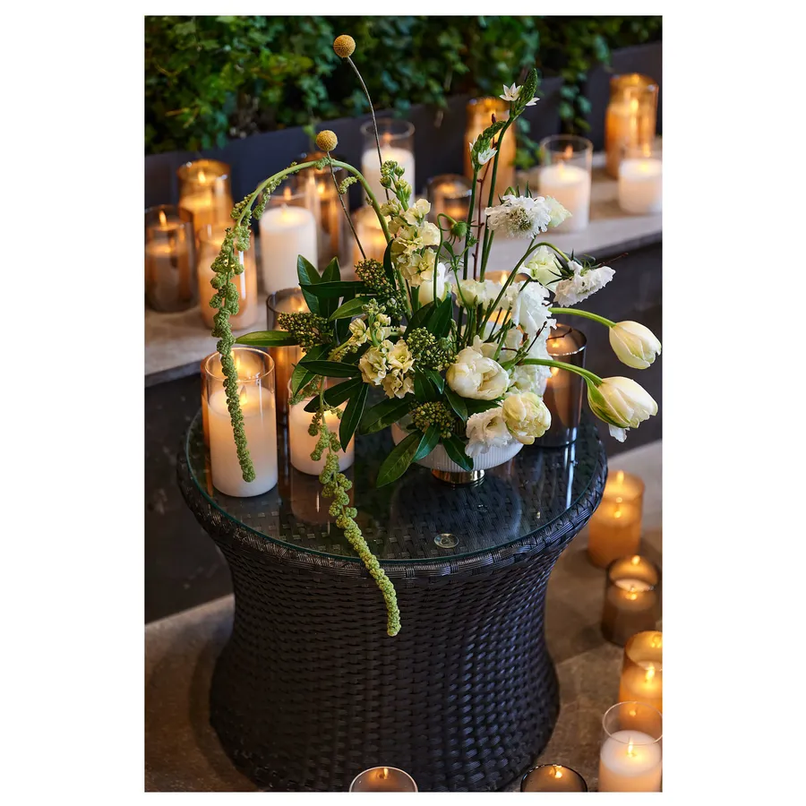 Набор свечей с пультом "Эрукто" золотой - Фото миниатюра 4