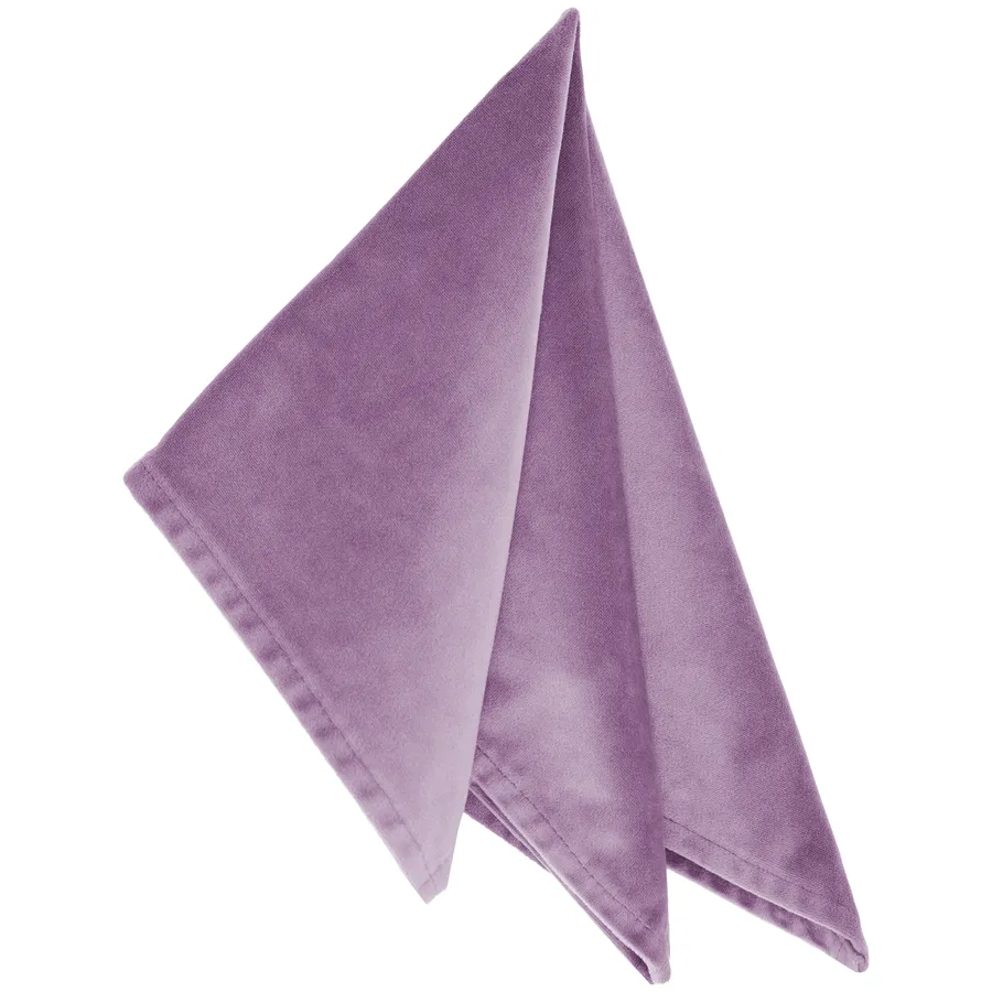 Салфетка бархатная "Бета" фиалковая - Фото миниатюра 1