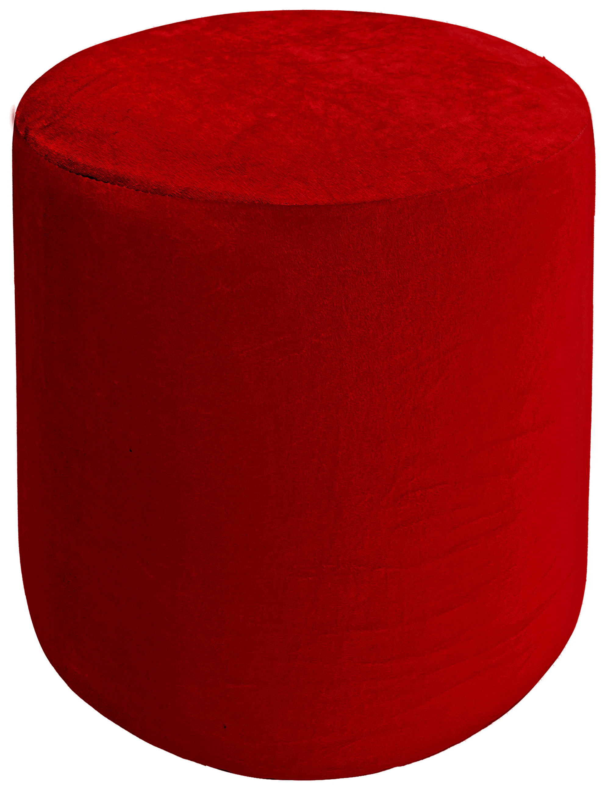 Пуфик "Фуфик" мини клубничный бархат