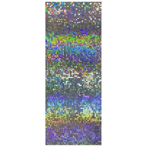 Задник "Октант" серебряный радужный - Фото 1