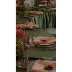 Тарелка "Барто" прозрачная с серебряным кантом - Фото 2