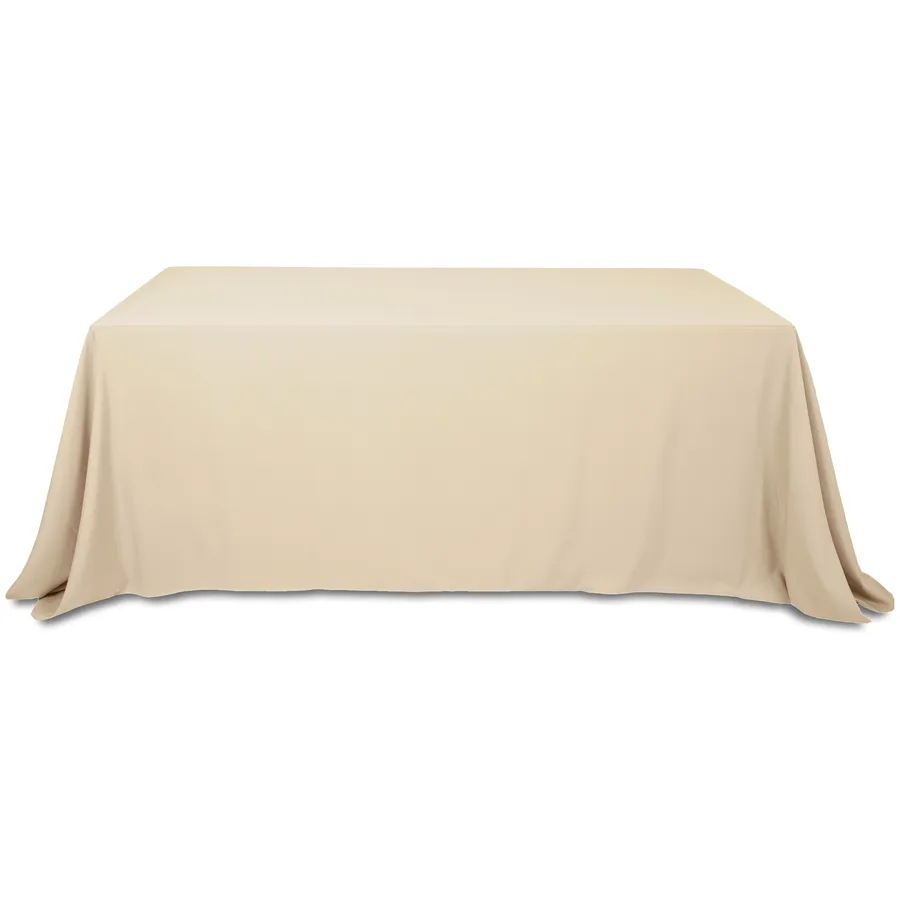 Скатерть "Альфа" бежевая прямоугольная - Фото миниатюра 1