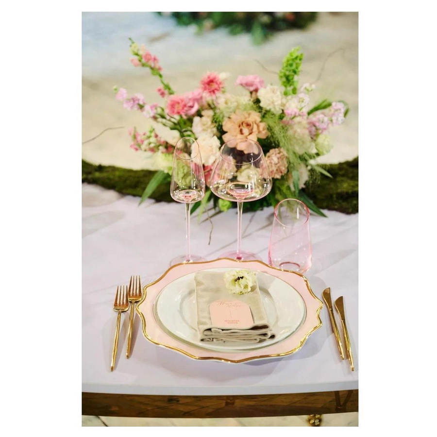 Набор бокалов "Роулинг" пыльно-розовых - Фото миниатюра 5