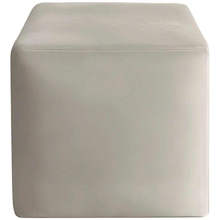 Пуфик "Квадро" кокосовый раф бархат - Фото миниатюра 1