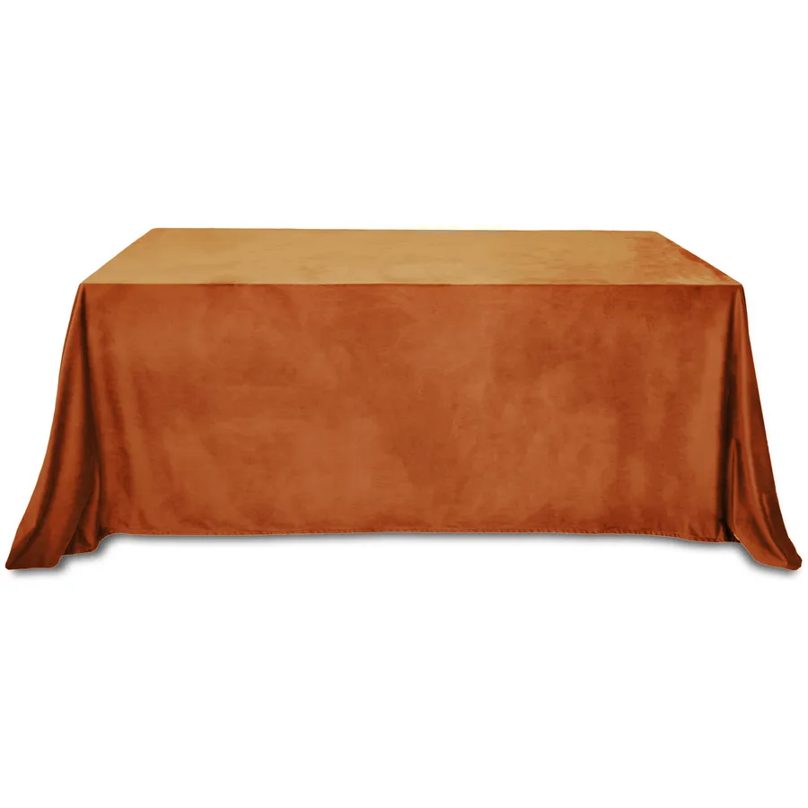 Скатерть бархатная "Бета+" рыжая лиса прямоугольная - Фото миниатюра 1