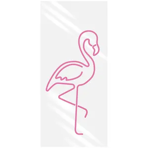 Неоновый силуэт "Фламинго" левый - Фото 2