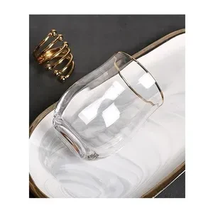 Стакан "Санд" с золотым кантом - Фото 3