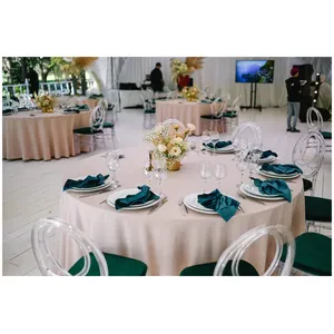 Скатерть "Альфа" латте круглая - Фото 5