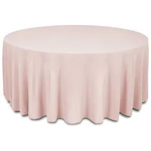 Скатерть канвас "Гамма" пудровая круглая