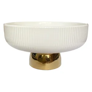 Ваза "Крюссоль" с золотой ножкой под кензан