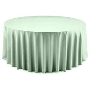 Скатерть "Шелк" мелисса  круглая