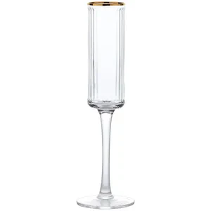 Бокал "Бронте" с золотым кантом под шампанское