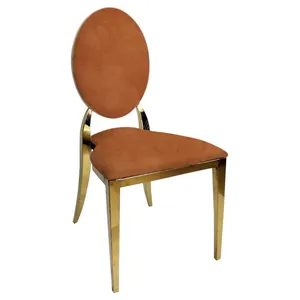 Стул "Вашингтон" золотой, рыжая лиса бархат