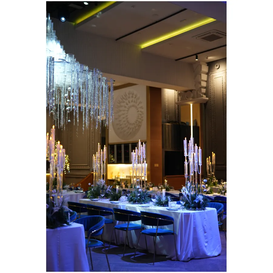 Подсвечник "Рути 9" прозрачный - Фото миниатюра 4