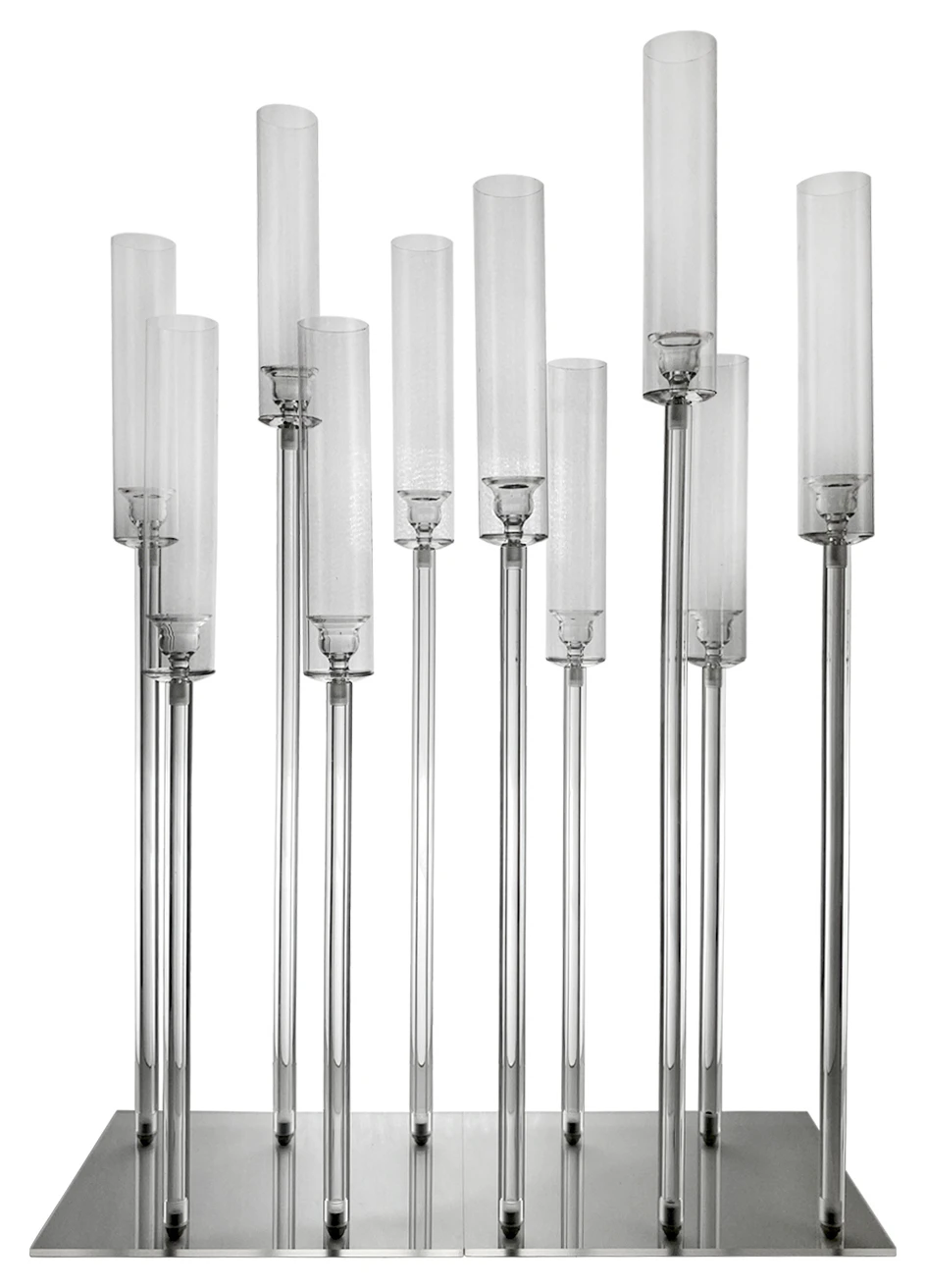 Подсвечник "Рути 10" прозрачный