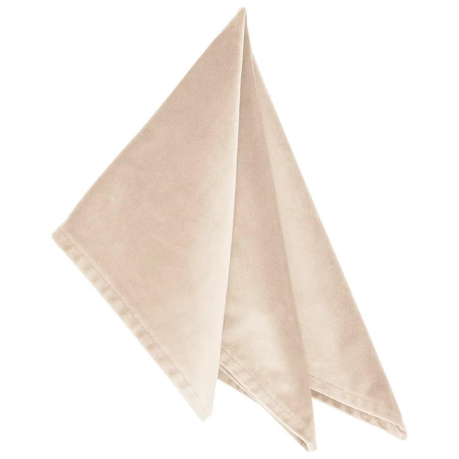 Салфетка бархатная "Бета" кокосовый раф - Фото миниатюра 2