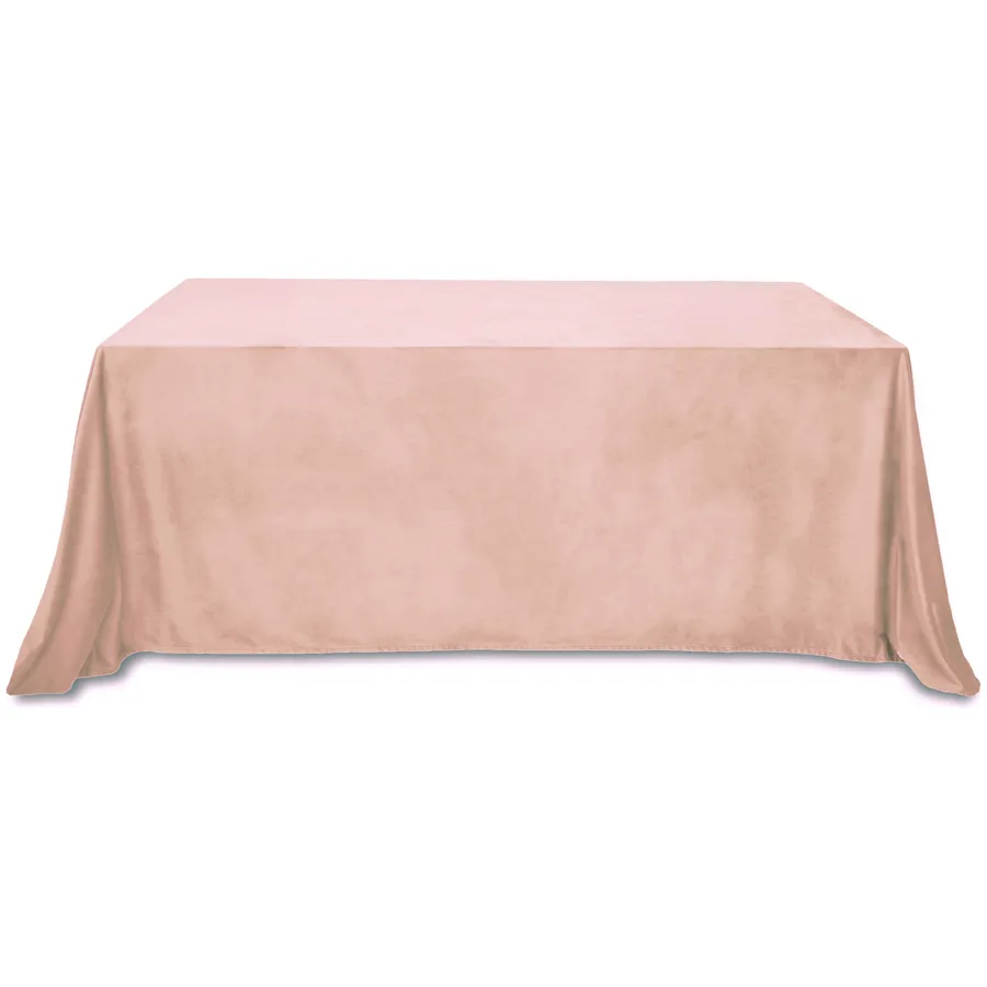 Скатерть бархатная "Бета" фруктовый зефир прямоугольная - Фото миниатюра 1