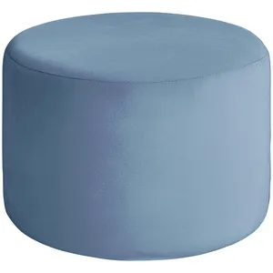 Пуфик "Фуфик" миди голубой сапфир бархат