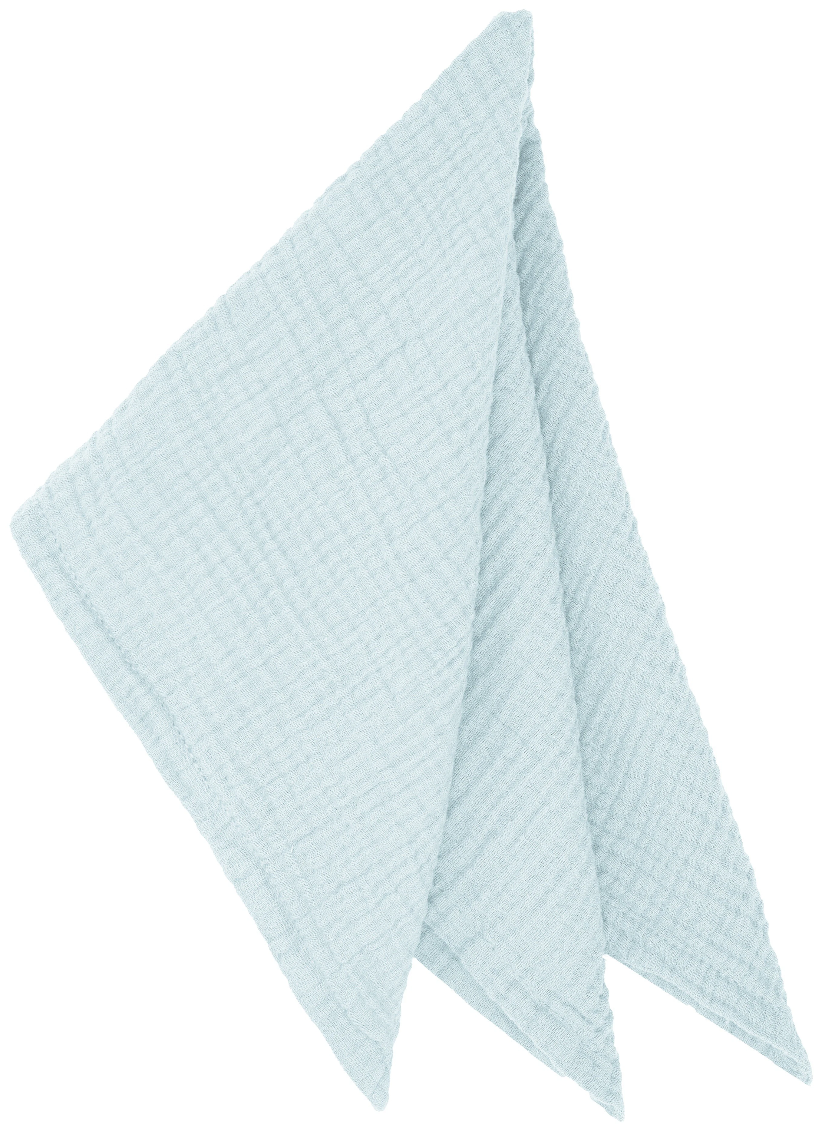 Салфетка хлопковая "Омега" серо-голубая