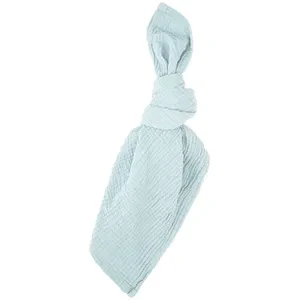 Салфетка хлопковая "Омега" серо-голубая - Фото 2