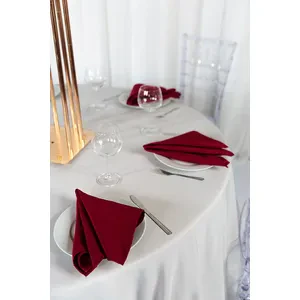 Скатерть "Альфа" светло-серая круглая - Фото 5