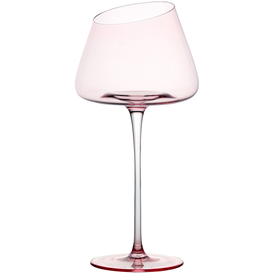 Бокал "Роулинг"  пыльно-розовый винный - Фото миниатюра 1