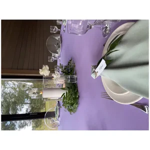 Скатерть "Альфа" лавандовая круглая - Фото 3