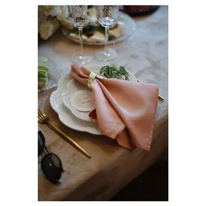 Салфетка "Альфа" пыльно-розовая - Фото 3