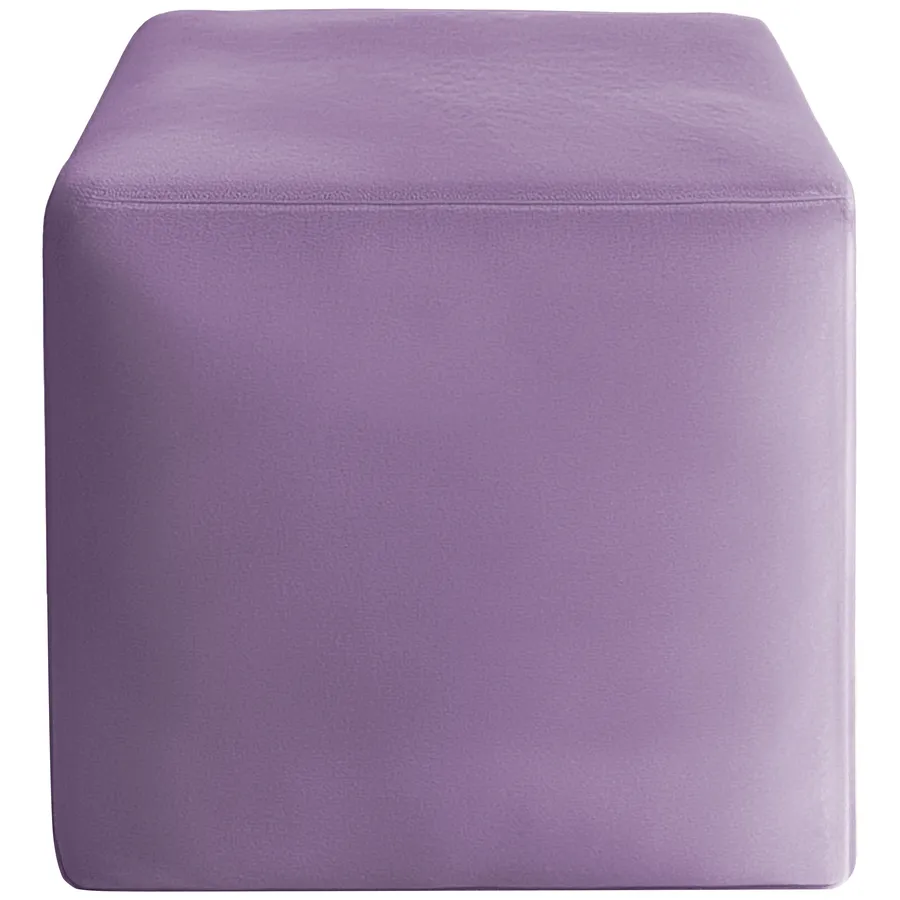 Пуфик "Квадро" фиалковый бархат - Фото миниатюра 1