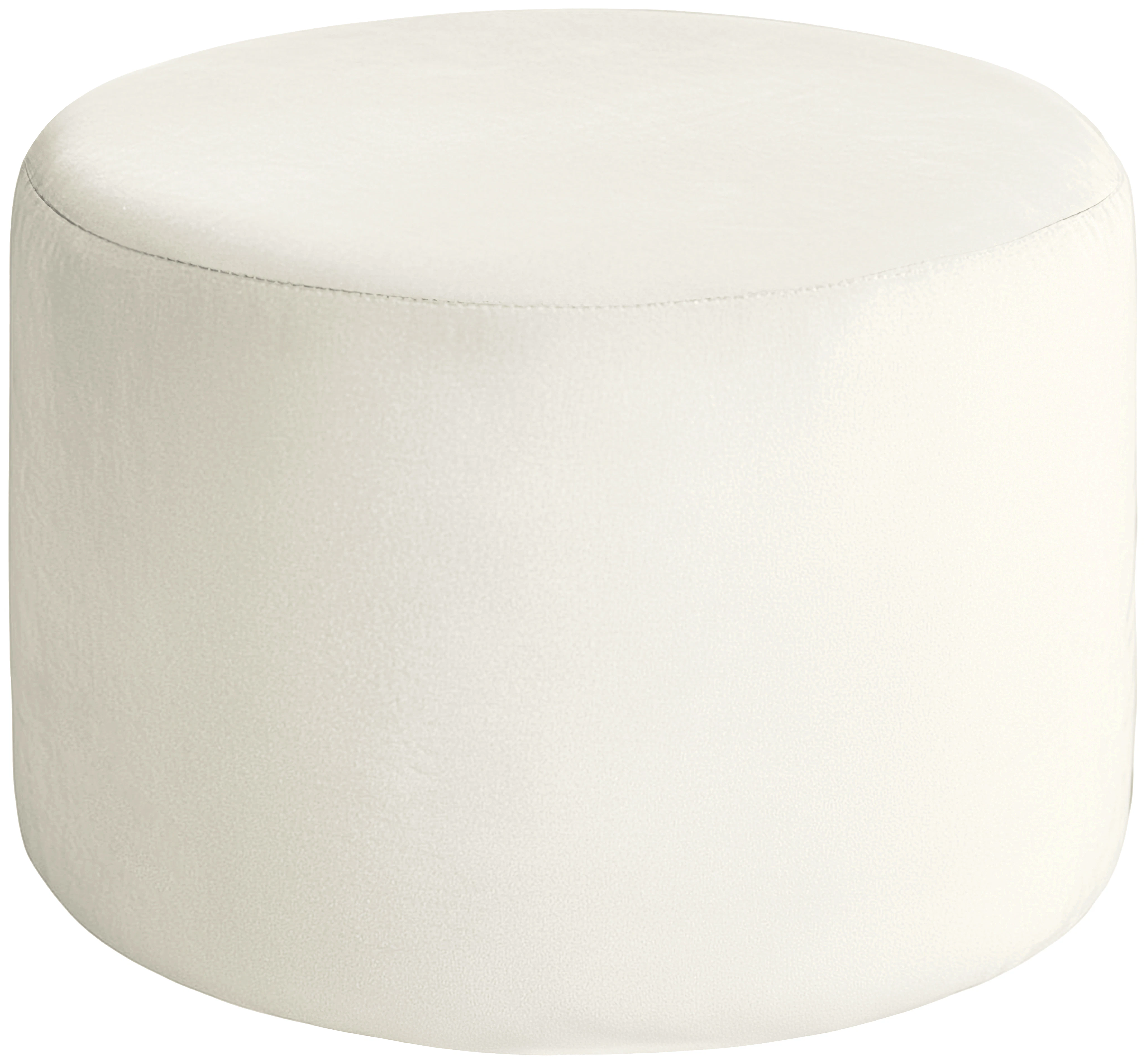 Пуфик "Фуфик" миди жемчужный бархат