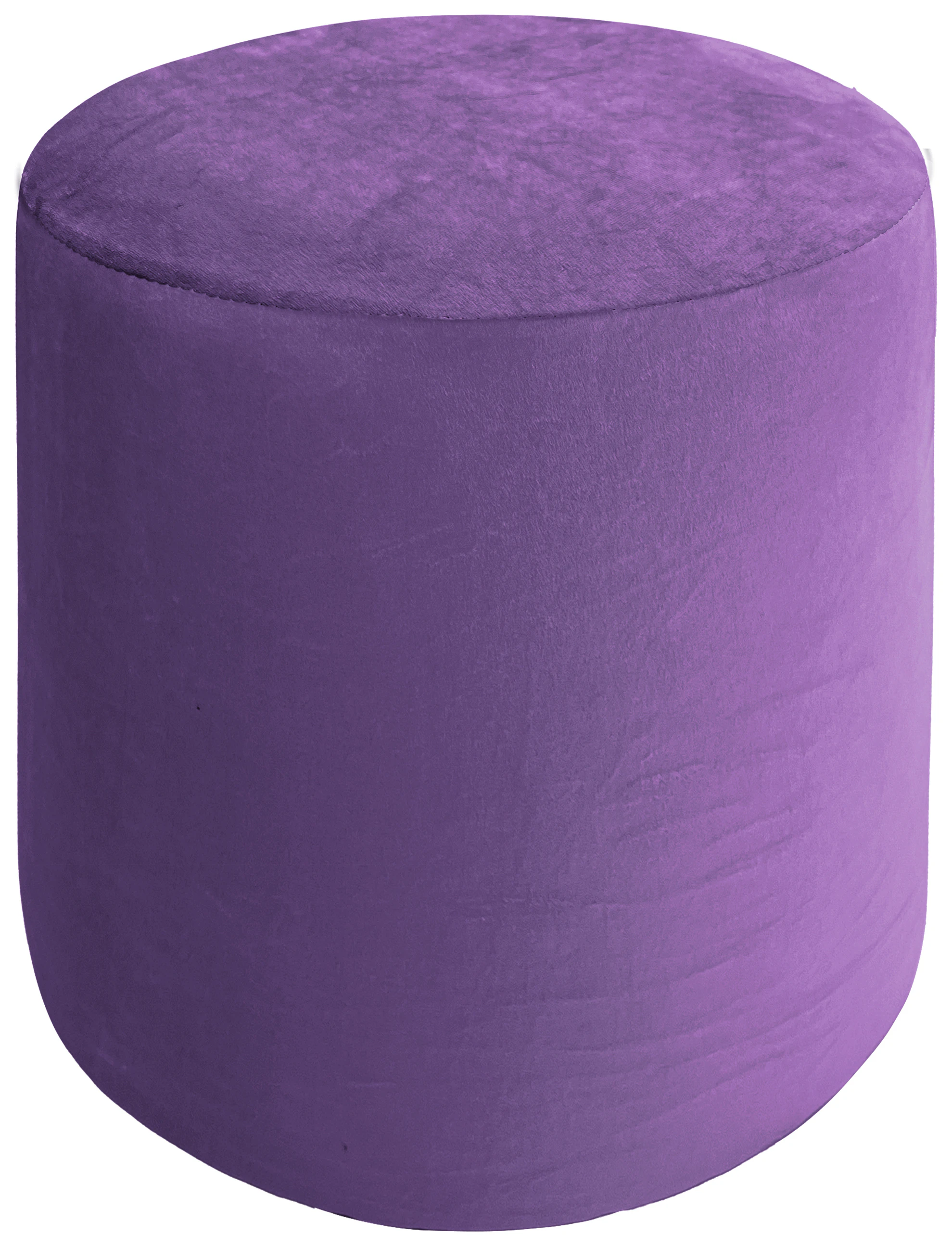 Чехол пуфик "Фуфик" мини фиолетовый люпин бархат